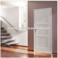 Portas interiores quentes, preço barato Stile e trilhos Portas de madeira, design branco moden Portas interiores do quarto